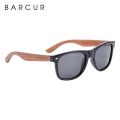 BARCUR Black Walnut Sunglasses Wood Polarized Sunglasses Men Glasses Men UV400 Protection Eyewear Wooden Original Box. 