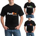 FedEx Unisex Fashion Short Sleeve Crew Neck T-Shirt Graphic Tees Casual for Men Women Funny Blouses Cotton Working Clothes Gifts. 