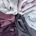 Pleated Satin Chiffon Hijab Silk Scarf for Women Scarves Luxury Bandana Headband Headscarf Shawl Chic Muslim Woman Turban Hijabs. 
