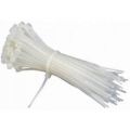 100 pcs 6/8/10/12 Inch Mix Size Cable Ties each 25 Pcs White-Natural Nylon Plastic Tie. 