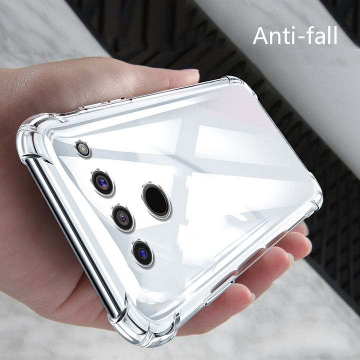 Sroof Casing For LG V50 ThinQ Couple Simple Shockproof phone case Four Corner Anti Fall Skin Friendly Shell Soft Phone Back Cover