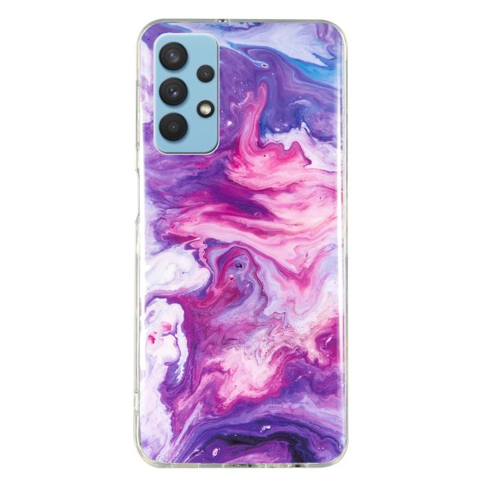 For Samsung Galaxy A32 5G IMD Marble Pattern TPU Phone Case