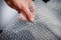 Bubble Wrap Paper Poly  packaging material. 