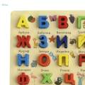 Alphabet Puzzles Board Russian Learn Development Preschool Learning Birthday Holiday Gift Sensory. 