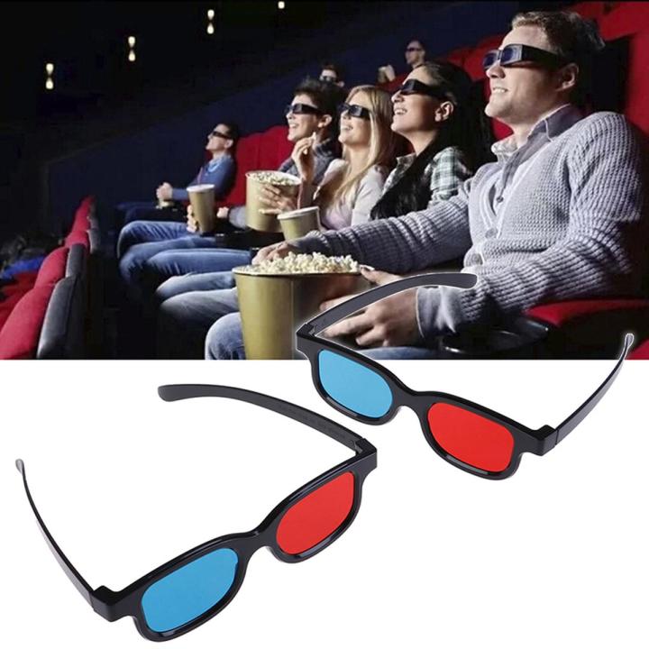 Universal red blue 3d glasses for dimensional anaglyph movie game Creek