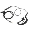 2X 3.5mm Single In-Ear Only Mono Earphone Earbud Headphone w/ Mic for Phone for Samsung.