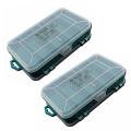 2X PENGGONG 13 Grids Tool Box Double-Side ToolBox Organizer Storage Box Multifunction Tool Case for Small Components. 