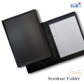 Seminar Folder / Conference Folder— Writing Pad (40 Pages, 60 GSM), Replaceable Pad, Pen Holder & Documents Pocket, 13.5" × 9.5" [ Hearts Seminar Folder B ]. 