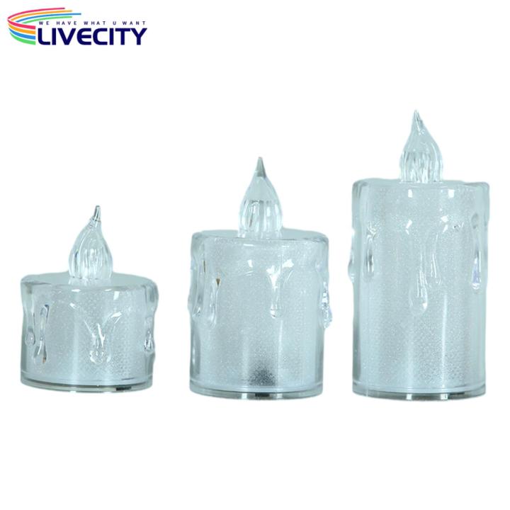 Crystal%20Chandelier%20Set%20Sparkling%20Crystal%20Led%20Candle%20Lights%20for%20Wedding%20Home%20Decor%20Set%20of%203%20less%20Than%203d%20Flickering%20Flame%20Candles%20-%20Image%203
