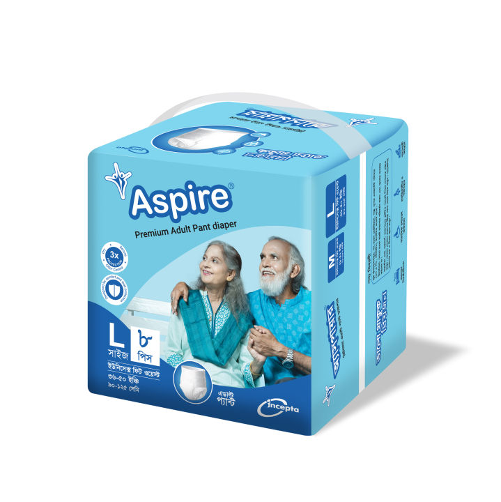 Aspire Adult Pant L (36-50)" 8 Pcs