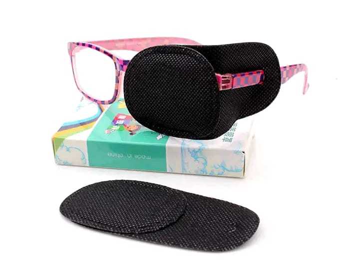 Kids Black Eye Patch for Amblyopia & Lazy Eye Training | Vision Care Eye Mask | Comfortable Occlusion Patch | 1 Piece