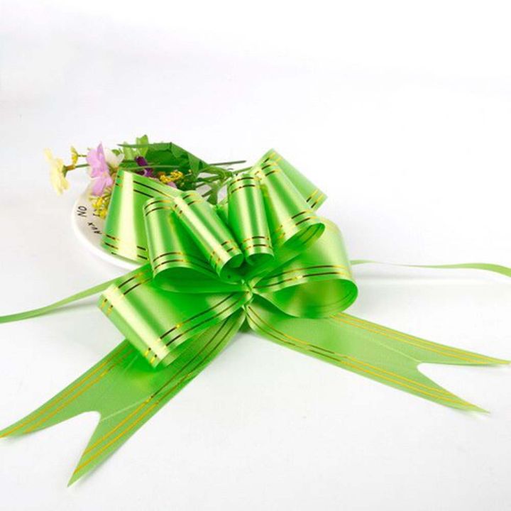 Pull Flower Ribbon Bow Gift Wrap- 10 Piece