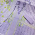 Malhar Pakistani Lawn Three Piece Embroidered Suiting Fabric for Women. 