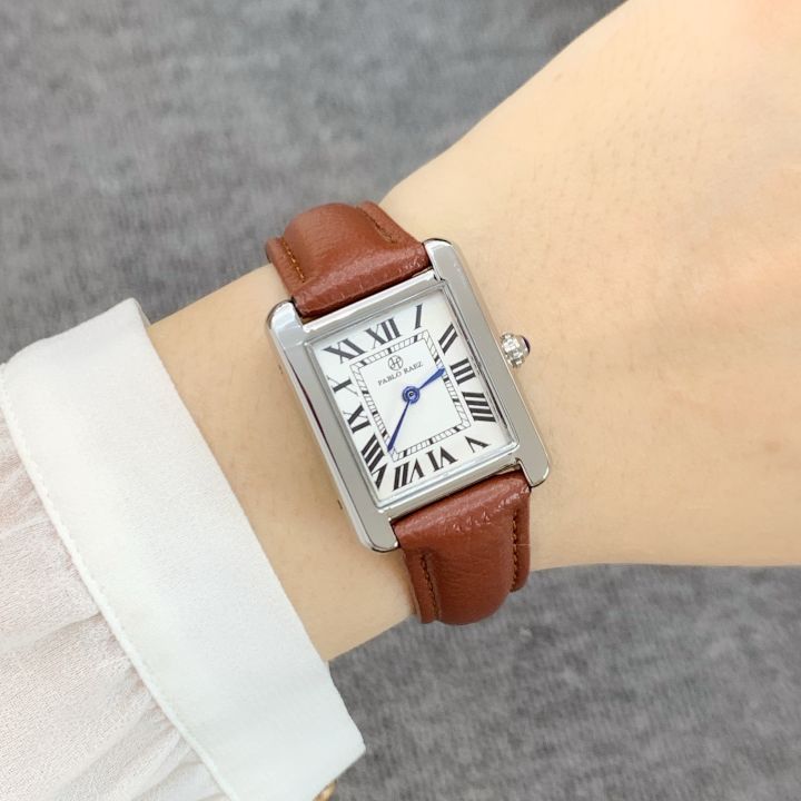PABLO%20RAEZ%20Rectangle%20Women%20Fashion%20Watches%20Elegant%20Lady%20Quartz%20Casual%20Wristwatch%20Ulzzang%20Luxury%20Brand%20Brown%20Leather%20Female%20Clock%20-%20Image%202