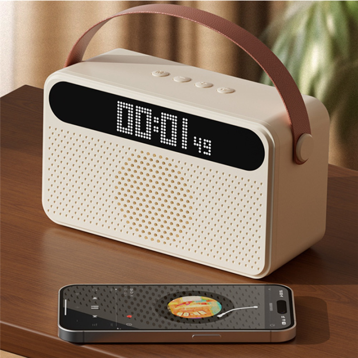 Protable%20Bluetooth%20Speaker%20with%20Lyrics%20Display%20Speaker%20Black%20-%20Image%208