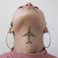 Waterproof Temporary Tattoo Sticker Crown aircraft Elephant Tatto Flash Tatoo Tatouage Wrist Foot Hand For Girl Women Men. 