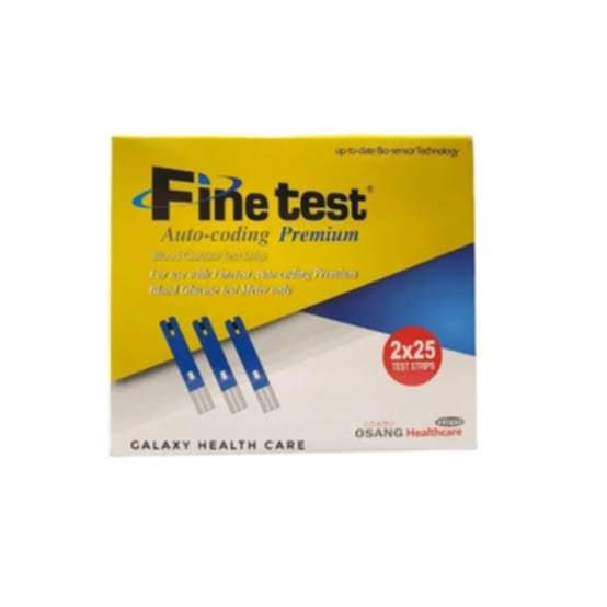 Fine Test Blood Glucose Test Strip 25 & 50 pice
