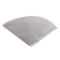 Reusable Pour over Coffee Filter Mesh Paperless Coffee Filter Stainless Steel Cone Filter 3 To 4 Cup Coffee Drip Filter.
