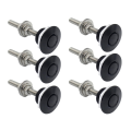 6 Set Vehicle Hood Pins Car Lock Clip Kit Black Quick Release Lock Latch Bumper, License Plate Lock Clip, Push Button Bonnet.