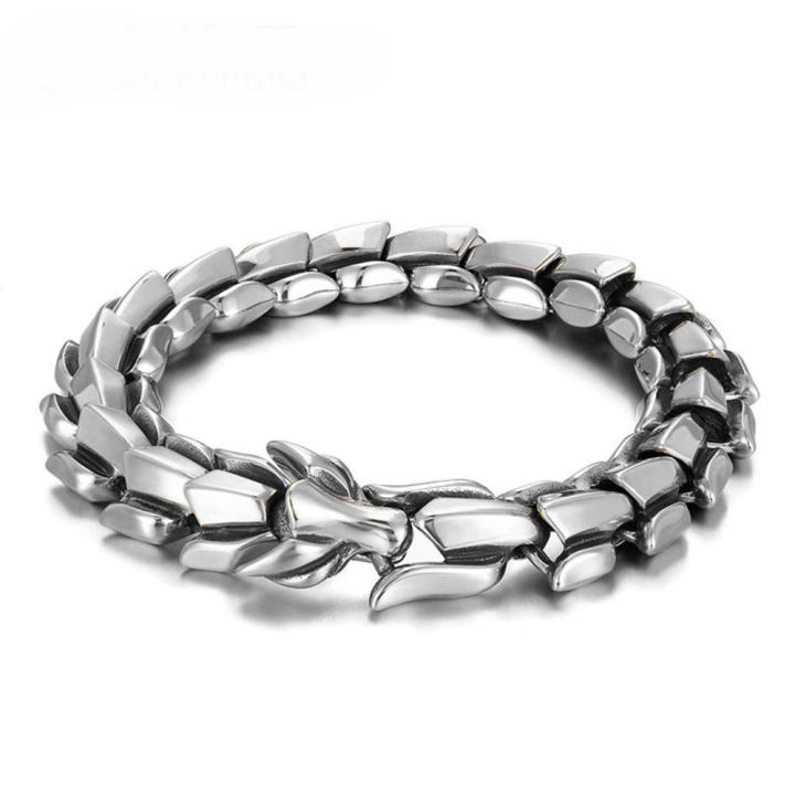 Personality%20Hop%20Dragon%20Bracelet%20Chain%20Bracelet%20Charm%20Men's%20Jewelry%20Accessories%20Exquisite%20Fashion%20Dragon%20Bracelet%20-%20Image%203