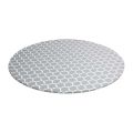 Round Tablecloth with Elastic Edge Waterproof Oil Proof Table Cloth.