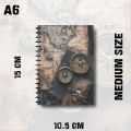 Notebook Historical Theme Design Treasure Hunter Writing Journal Pad K808. 