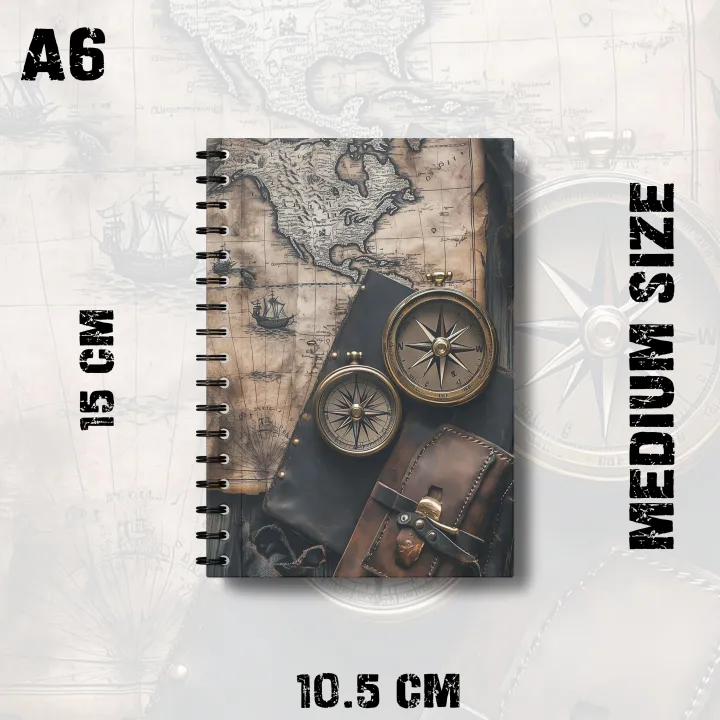 Notebook%20Historical%20Theme%20Design%20Treasure%20Hunter%20Writing%20Journal%20Pad%20K808%20-%20Image%203