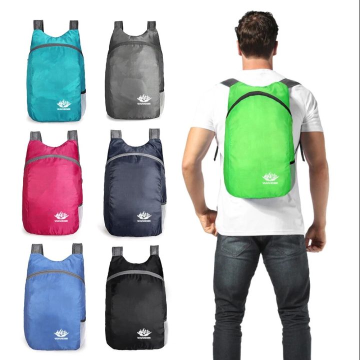 Portable Foldable Backpack Waterproof Backpack Folding Ultralight Outdoor Pack