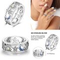 High Quality Original Rings 925 Sterling Silver Star Moon Butterfly Ring Suitable Birthday Anniversary Gift For Wife or Friend.