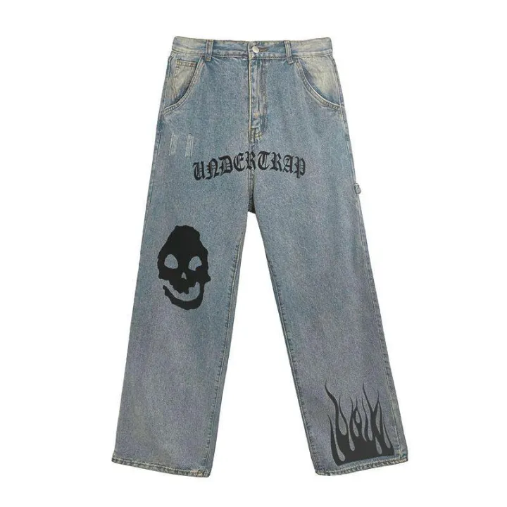 GOF%20Cactus%20Printed%20Jeans%20Men's%20Fashion%20Brand%20Loose%20Straight%20Wide-Leg%20Pants%20Street%20Hip-Hop%20Fashion%20Light%20Color%20ins%20-%20Image%205