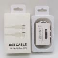 For Samsung Charger 15W PD Fast Charging Adapter Type C Cable For Galaxy A11 A12 A13 A14 A20 A22 A02S A04S A31 A32 A33 S8 S9 S10.