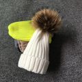 Winter Brand Female Fur Pom Poms hat Winter Hat For Women Girl 's Hat Knitted Beanies Cap Hat Thick Women Skullies Beanies. 