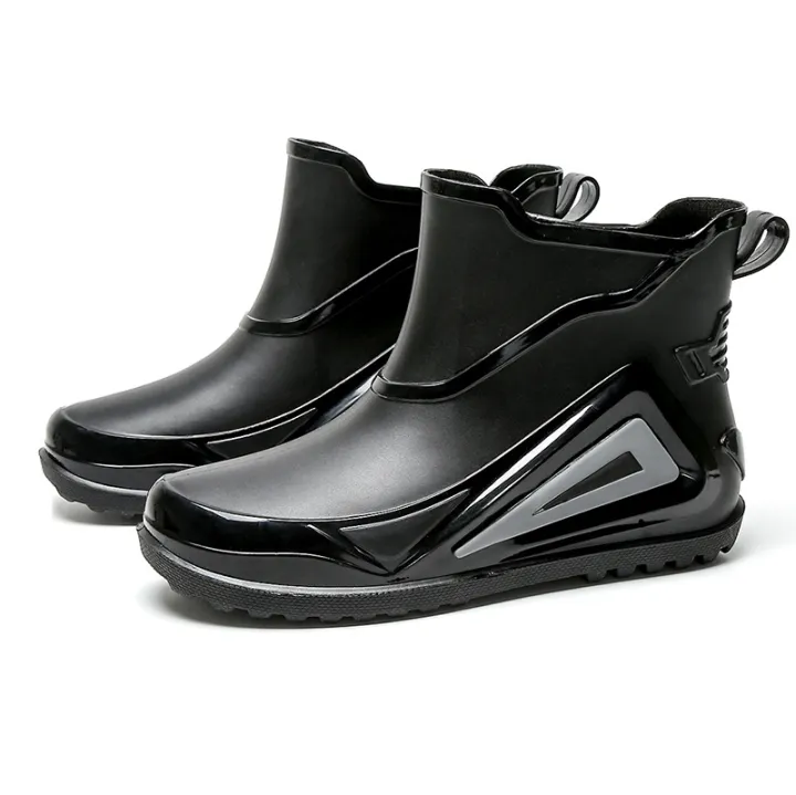 Non%20slip%20rain%20boots%20men's%20waterproof%20shoes%20rain%20boots%20short%20tube%20fashion%20water%20boots%20low%20top%20kitchen%20rubber%20shoes%20fishing%20car%20wash%20set%20rubber%20shoes%20-%20Image%206