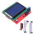 12864 LCD Control Module Panel Display Motherboard 3D Printer Smart Controller + 2Pcs Lines. 