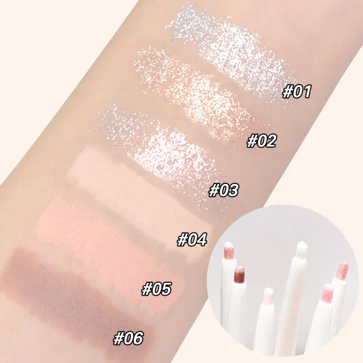 Lying%20Silkworm%20Pen%20Matte%20Shadow%20Long-lasting%20Waterproof%20Quick-dry%20Tea%20Brown%20Pen%20Glitter%20Eye%20Makeup%20Beauty%20Tools%20-%20Image%203