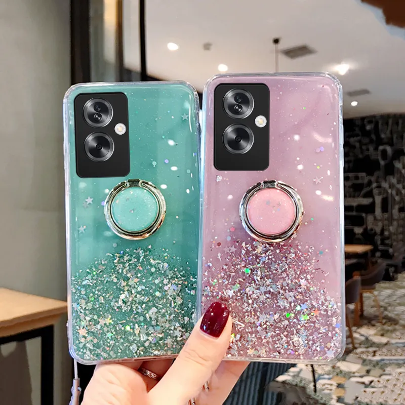 XINYEXIN Cover per Oppo A79 5G / OnePlus Nord N30 SE, Custodia in Silicone Morbido Antiurto Ultrasottile con Motivo Carino, Design a Bordo Dritto - Kitten, Purple