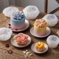 Baking Tool Realistic 3D Flower Silicone Mold Nonstick Flexible Mousse Cake Decorating DIY Candle Mold Cake Baking.