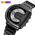 SKMEI Genuine Men's Electric Watch Life Waterproof Stainless Steel Watch Clock EL Luminous Countdown Double Time 2298.