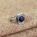 The Vampire Diaries Rings Elena Gilbert Daylight Rings Vintage Crystal Ring With Blue Lapis Fashion Movies Jewelry Cosplay. 