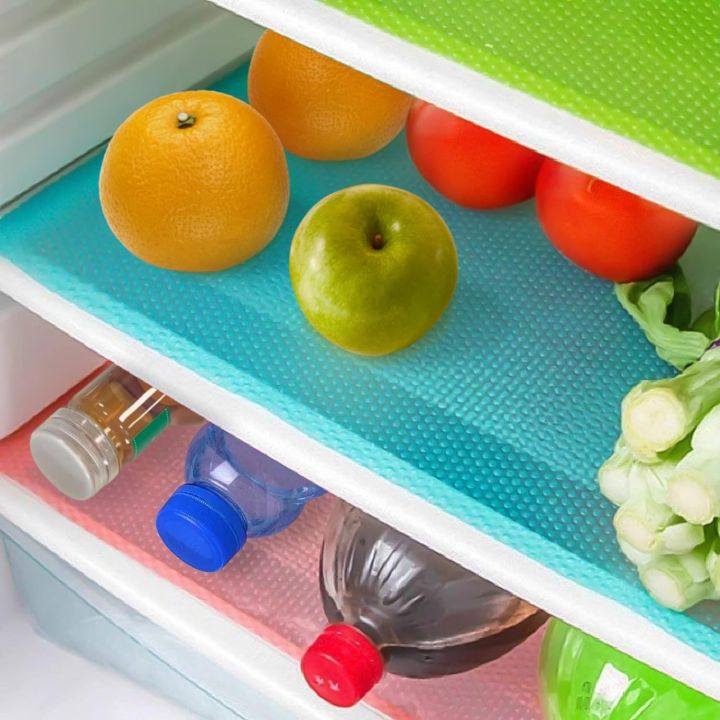 4%20pis%20Refrigerator%20Pads,%20Shelf%20Mats%20Antifouling%20Refrigerator%20Liners%20-%20Image%202