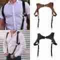 Vintage Leather Vest Straps Braces Suspender Men Harness Punk Chest Shoulder Belt Strap Apparel Accessories Strap Men's Belt.