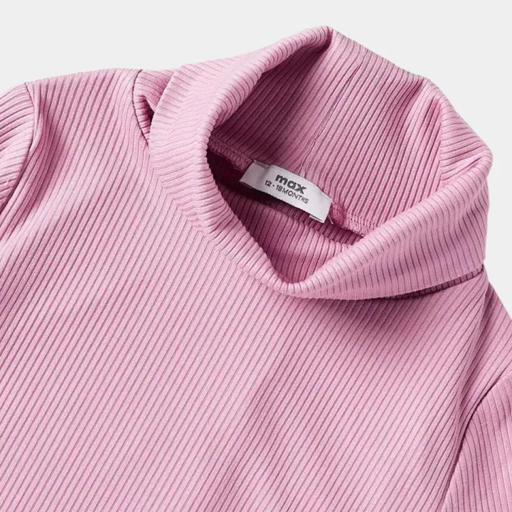 Long%20Sleeve%20Ribbed%20Turtle%20Neck%20T-shirt%20-%20Pink%20-%20Image%203