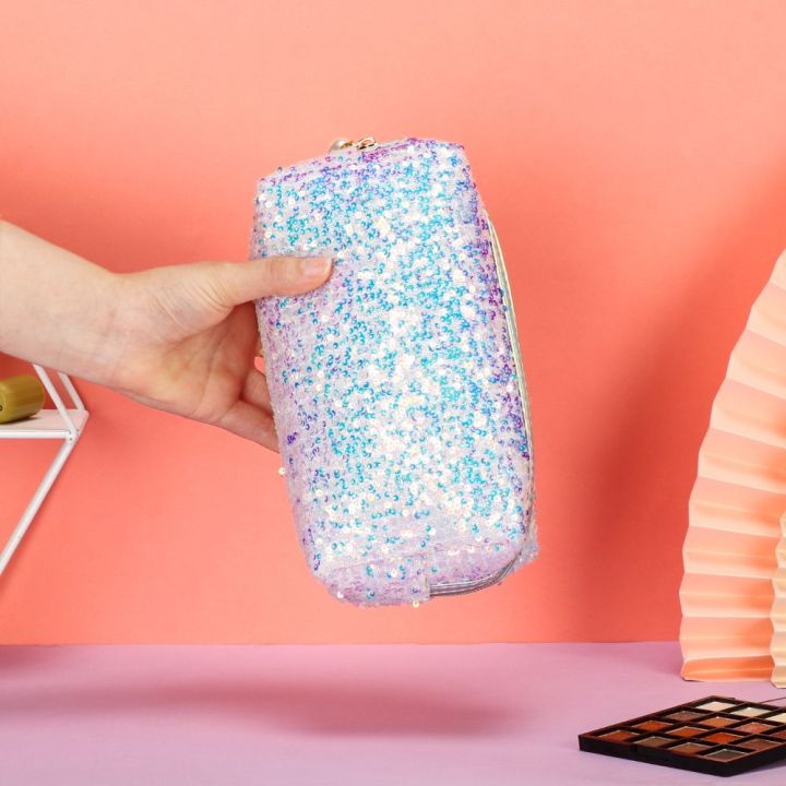 New%20Fashion%20Glitter%20High-capacity%20Makeup%20Bag%20Mermaid%20Sequin%20Pen%20Bag%20Cosmetic%20Storage%20Bag%20Lazy%20Makeup%20Zipper%20Pouch%20Handbags%20-%20Image%204