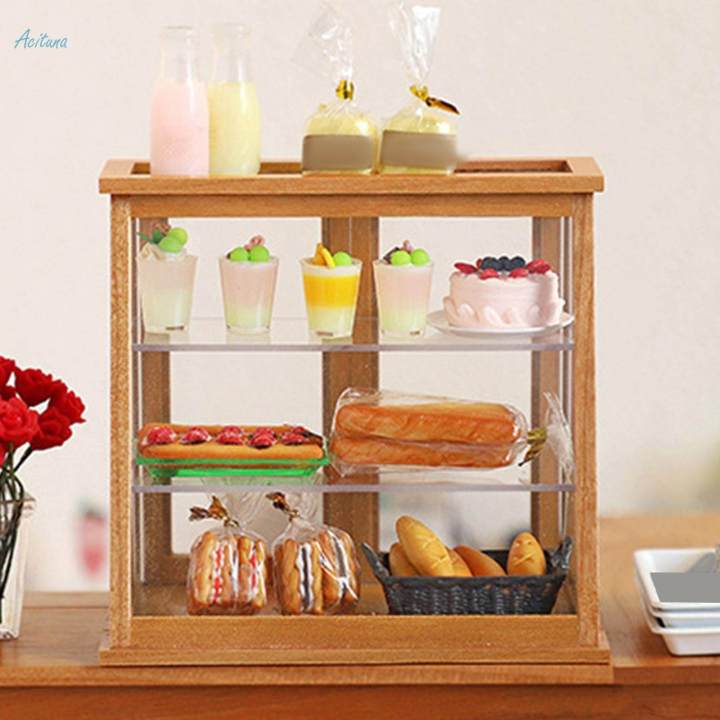 Miniature%20Bakery%20Case%201/12%20Clear%20Doll%20House%20Cakes%20Cabinet%20Ornaments%20-%20Image%206
