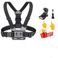 Chest Mount-3 in 1 gopro Accessories, Camera Accessories Kit-Shoot Adjustable Harness Chest Strap Mount. 