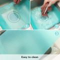4 Pcs Washable Refrigerator Mats, Waterproof Fridge Mate Drawer Matt. 