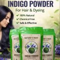 100% Organic Indigo powder for hair Colour white to black -25gm.