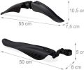 Bicycle Mudguard Set. Front Rear Mountain Bike Mud Guard MTB Mudguard Black For Bicycle Bike Accessories Bike Part.