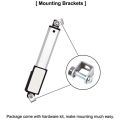 DC 12V IP54 Mini Linear Actuator 100 mm Stroke Electric 30 mm/S Speed.