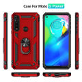 Shockproof Armor Case For Motorola Moto G Power Phone Case Car Ring Stand Bumper Silicone Back Cover. 